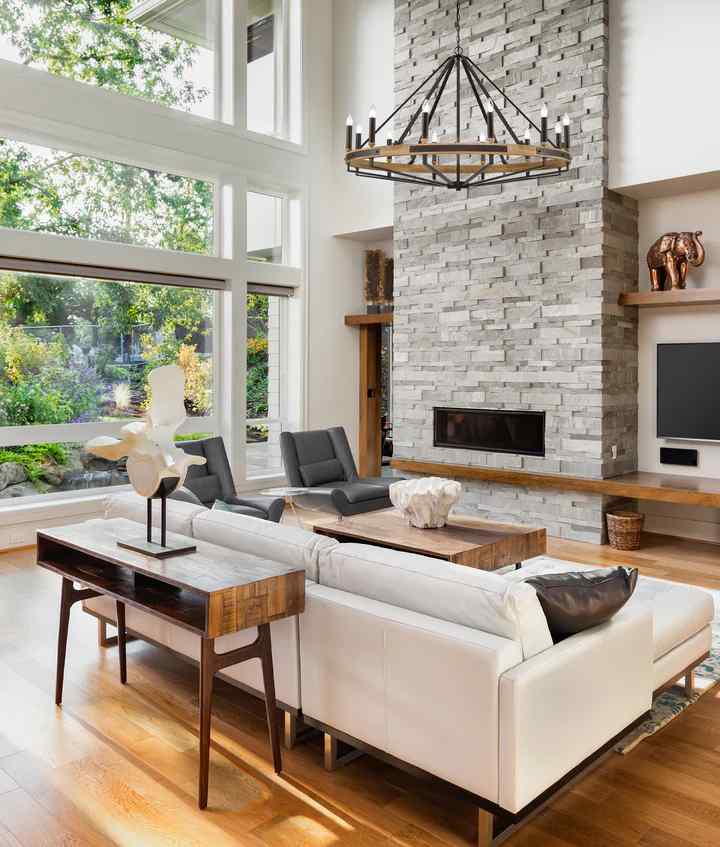CLA FUNALE: Interior Candelabra Natural Wood / Oak Wood 12-Light Pendant Lights