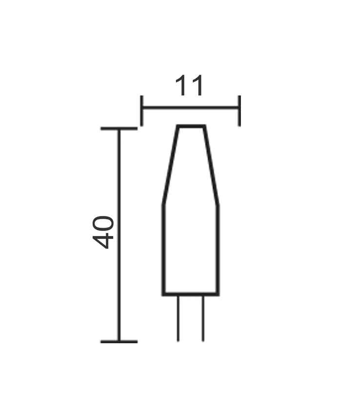 CLA G4 BI-PIN LED Globe (1.6W) - Image 2