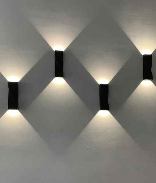 CLA GIROTRI: Large Exterior LED Tri-CCT Surface Mounted Up/Down Twist Wall Lights IP65 - Image 2