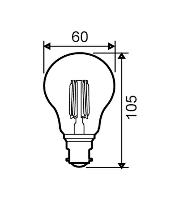 CLA
GLS LED Filament Dimmable Globes Frosted Diffuser (8W) - Image 2