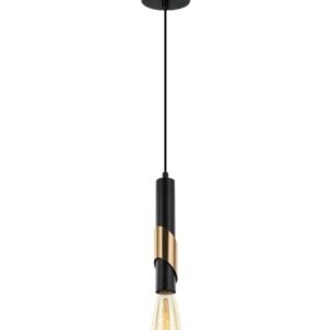 CLA 
GOLDA: Interior Tube with Brass Highlight Pendant Lights