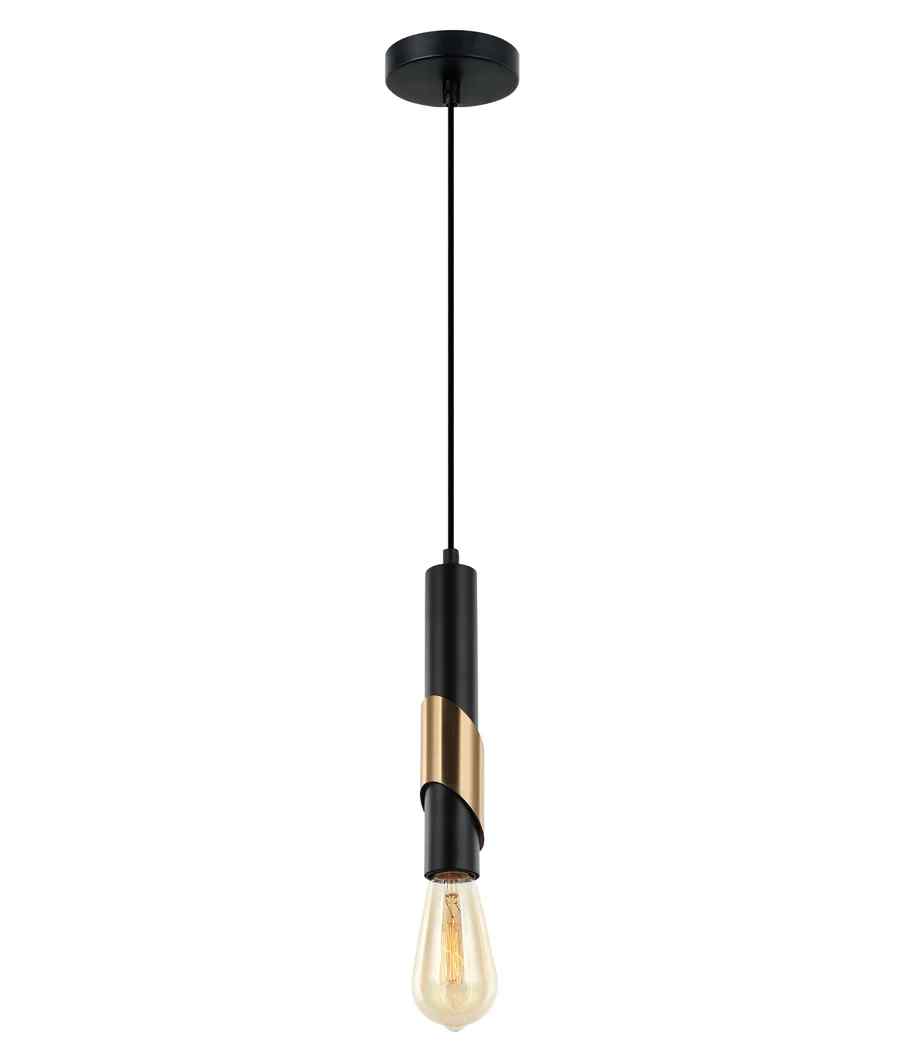 CLA
GOLDA: Interior Tube with Brass Highlight Pendant Lights
