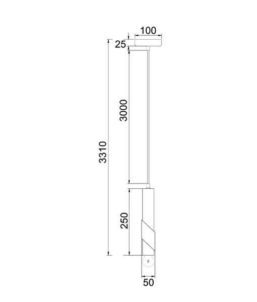 CLA
GOLDA: Interior Tube with Brass Highlight Pendant Lights - Image 3