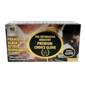 CLA Grab A Glove: Premium Black Nitrile Disposable Gloves