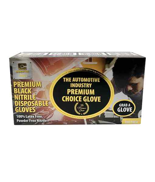 CLA Grab A Glove: Premium Black Nitrile Disposable Gloves