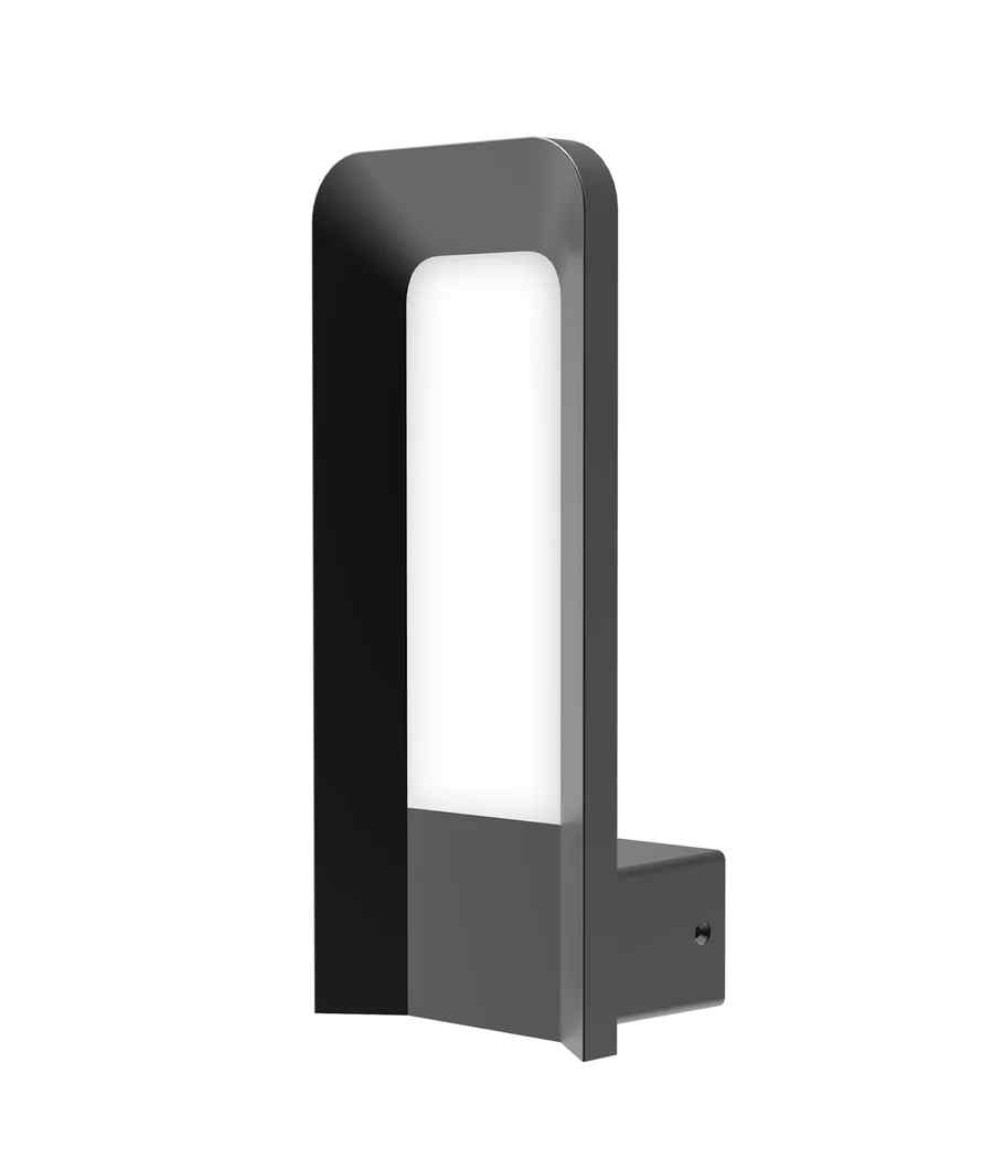 CLA HATHOR: Exterior LED Dark Grey Rectangular Surface Mounted Wall Light IP54 - Image 2