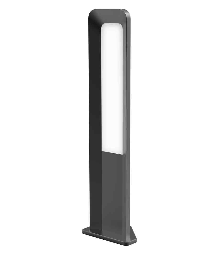 CLA Hathor LED Surface Mounted Dark Grey Bollard Lights IP54 - Image 2
