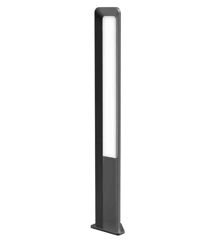 CLA Hathor LED Surface Mounted Dark Grey Bollard Lights IP54 - Image 5