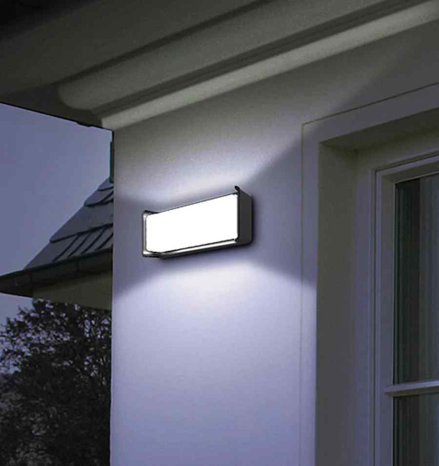 CLA HEKA: Surface Mounted Rectangular LED Exterior Wall Lights IP65