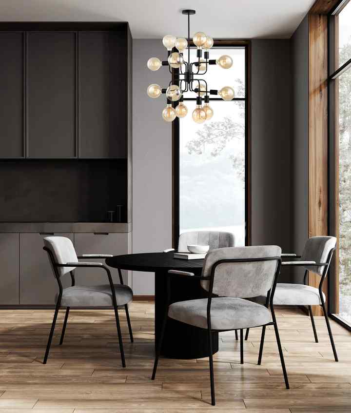 CLA
HEXADE: Interior Modern Abstract Pendant Light - 16 Lamps - Image 4