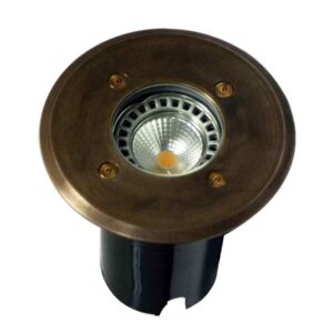 CLA MR16 Inground Up Lights IP67 (Round / Solid Brass Faceplate)