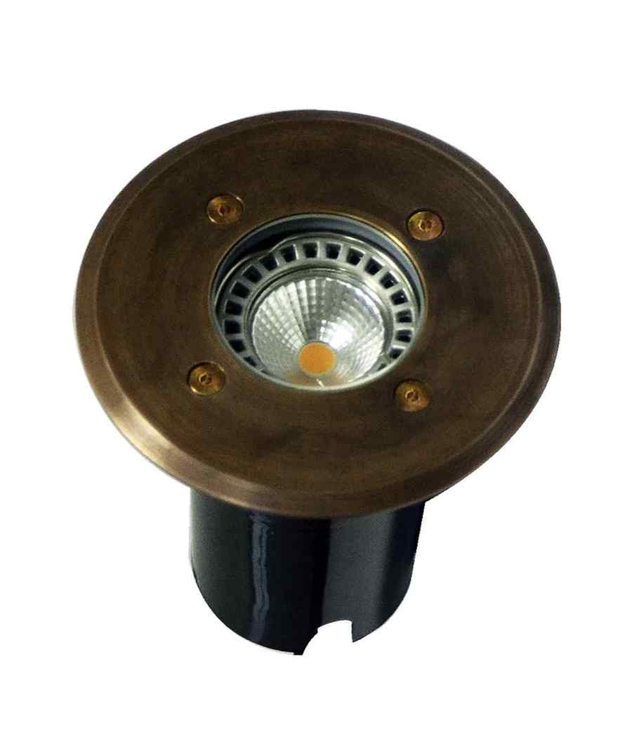 CLA MR16 Inground Up Lights IP67 (Round / Solid Brass Faceplate)