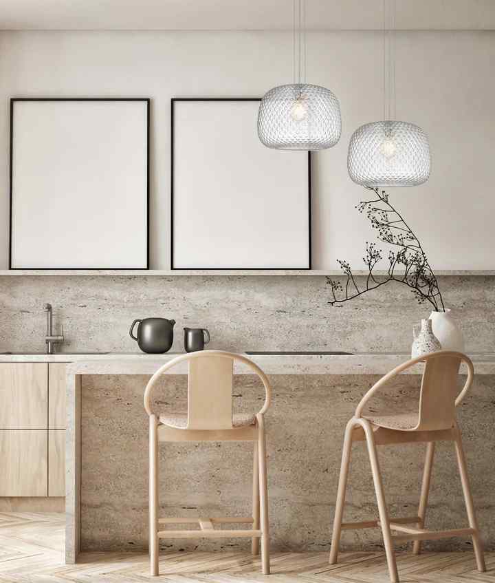CLA
LABU: Interior Dome Glass with Segments Pendant Lights