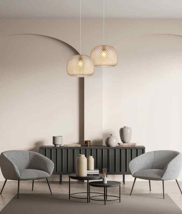 CLA
LABU: Interior Dome Glass with Segments Pendant Lights - Image 6