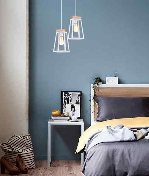 CLA
LANTERNA: Scandinavian Wood Trapezium Pendant Lights - Image 5