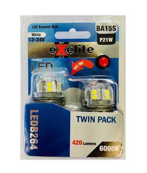 CLA
Exelite LED Bayonet Auto Globes (2pcs Pack) - Image 2