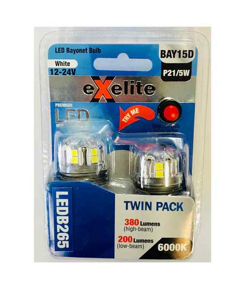 CLA
Exelite LED Bayonet Auto Globes (2pcs Pack) - Image 4