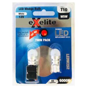 CLA Exelite LED Wedge Auto / Vehicle Globes (2pcs Pack)