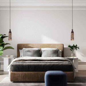CLA MARMOL: Interior Marble Cylinder Pendant Lights