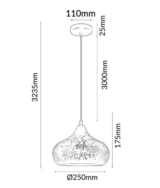 CLA MARRAKESH: Bohemian Interior Champagne Glass Shape Pendant Light - Image 4