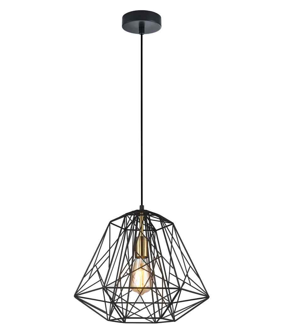 CLA MARTE: Geometric Design Interior Iron Cage Pendant Lights
