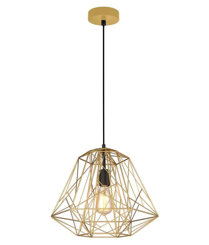 CLA MARTE: Geometric Design Interior Iron Cage Pendant Lights - Image 5