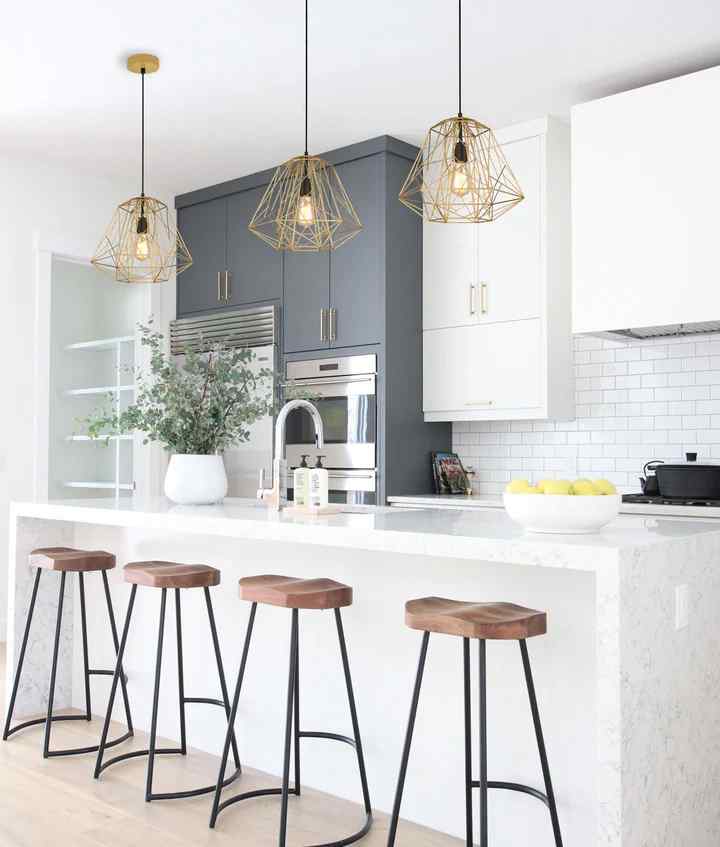 CLA MARTE: Geometric Design Interior Iron Cage Pendant Lights - Image 6