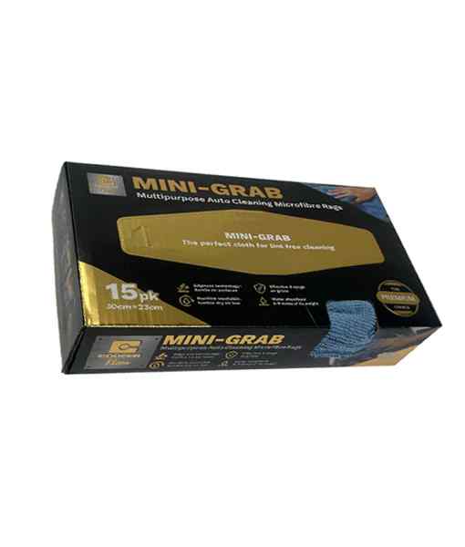 CLA Mini Grab: Multipurpose microfibre automotive cleaning rags (15pcs Pack)