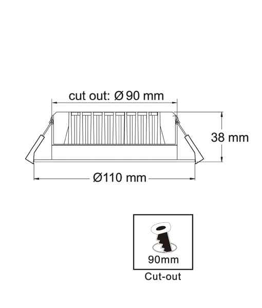CLA MOTION: LED Recessed Motion Sensor Downlights - Image 2