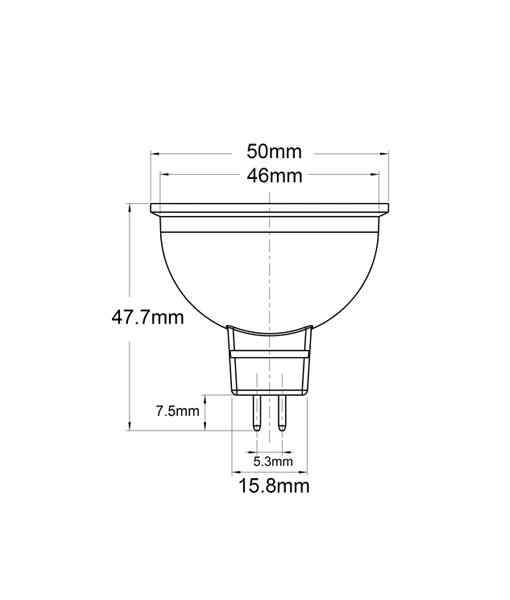 CLA MR16 AC/DC LED Globes (6W) - Image 2