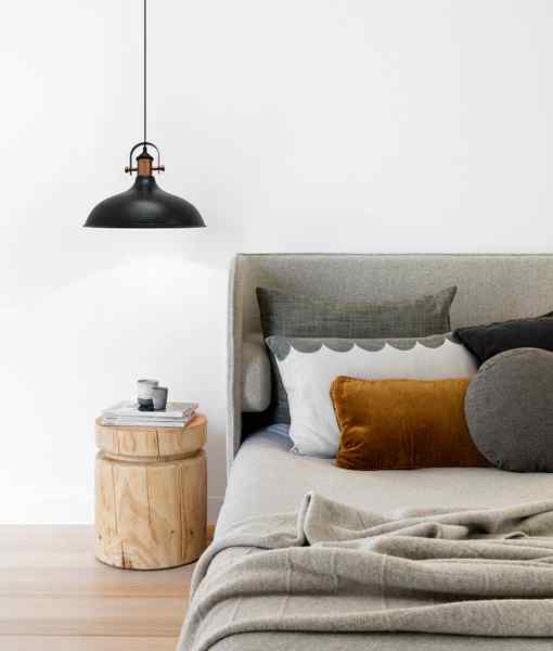 CLA NARVIK: Industrial Scandinavian Dome Shape With Copper Plating Pendant Lights - Image 7