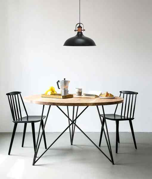 CLA NARVIK: Industrial Scandinavian Dome Shape With Copper Plating Pendant Lights - Image 8