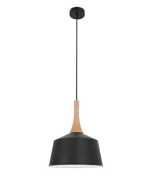 CLA NORDIC: Modern Scandinavian Small Dome Shape Steel & Wood Pendant Lights - Image 3