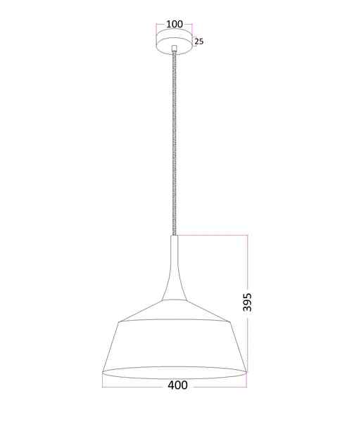 CLA NORDIC: Modern Scandinavian Medium Dome Shape Steel & Wood Pendant Lights - Image 2