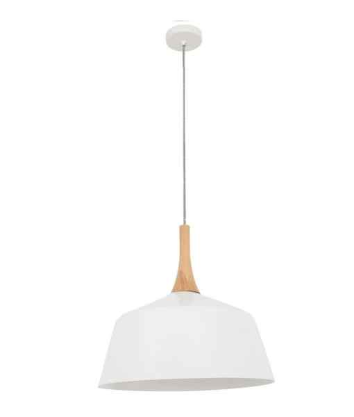 CLA NORDIC: Modern Scandinavian Medium Dome Shape Steel & Wood Pendant Lights