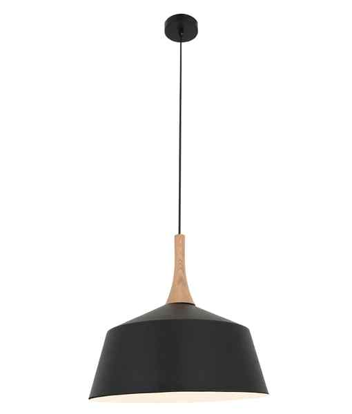 CLA NORDIC: Modern Scandinavian Medium Dome Shape Steel & Wood Pendant Lights - Image 3