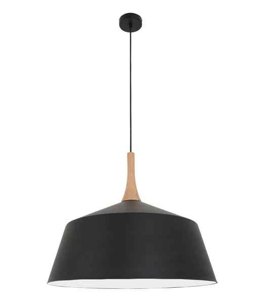 CLA NORDIC: Modern Scandinavian Large Dome Shape Steel & Wood Pendant Lights - Image 3