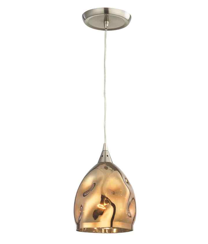 CLA ORDITO: Abstract Chrome With Glass Ellipse Pendant Lights - Image 7