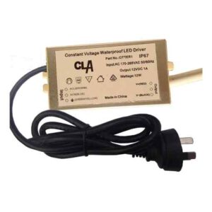 CLA OTTER1: 12V Waterproof Constant Voltage LED Driver IP67 (12W)