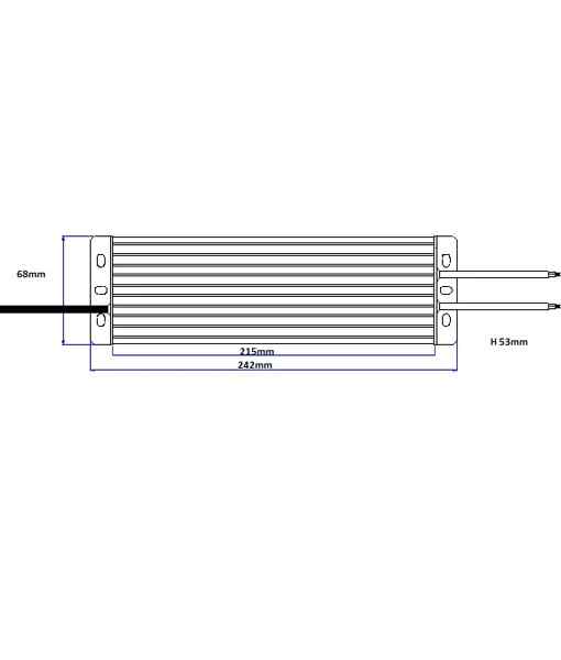 CLA 24V Waterproof Constant Voltage LED Drivers IP67 (150W) - Image 2