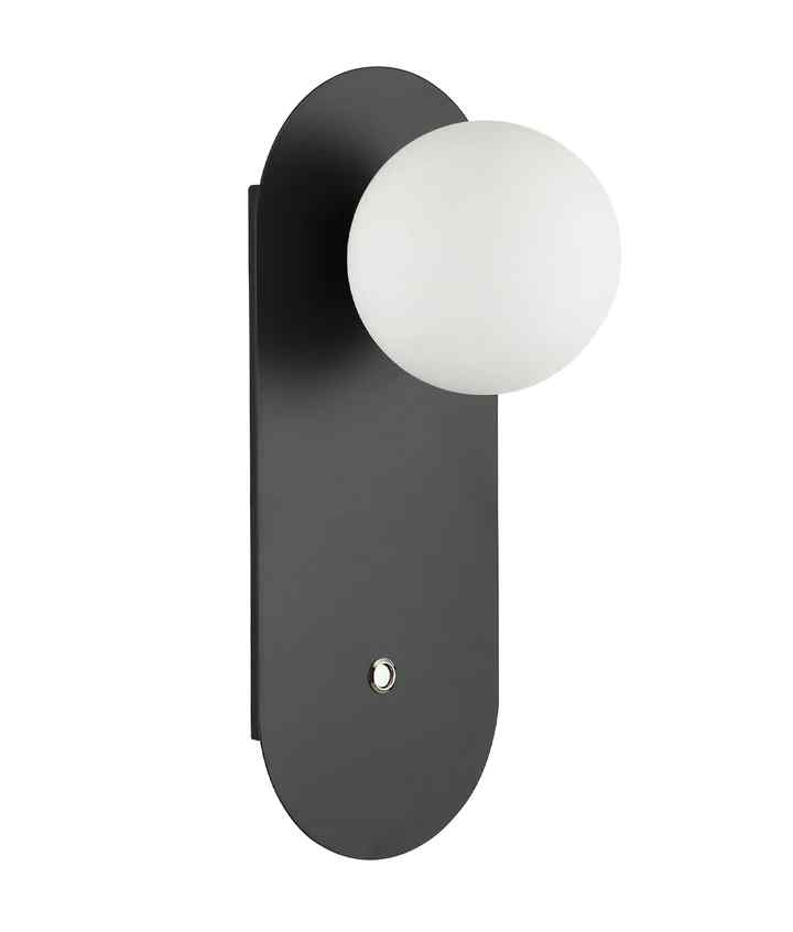 CLA OVALIS: Interior Round Opal Diffuser Oblong Base with Switch Wall Lights - Image 6