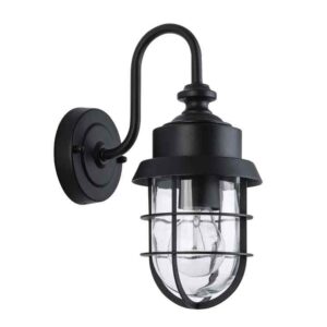 CLA PAROL: Exterior Cylinder Glass with Cage Wall Lights IP44