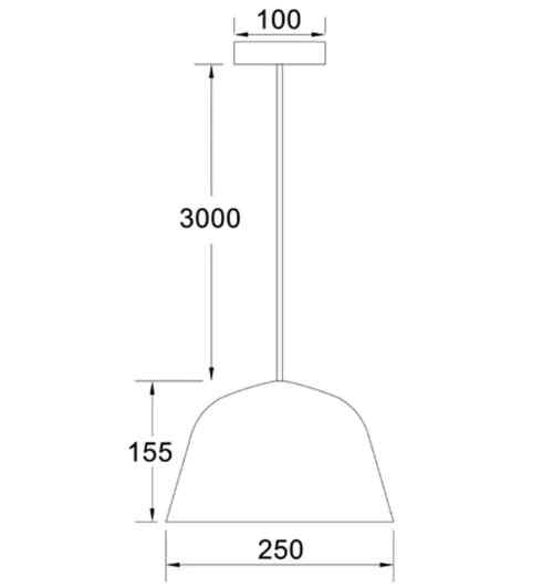 CLA PASTEL: Scandinavian Angled Dome Shape Pendant Lights - Image 6