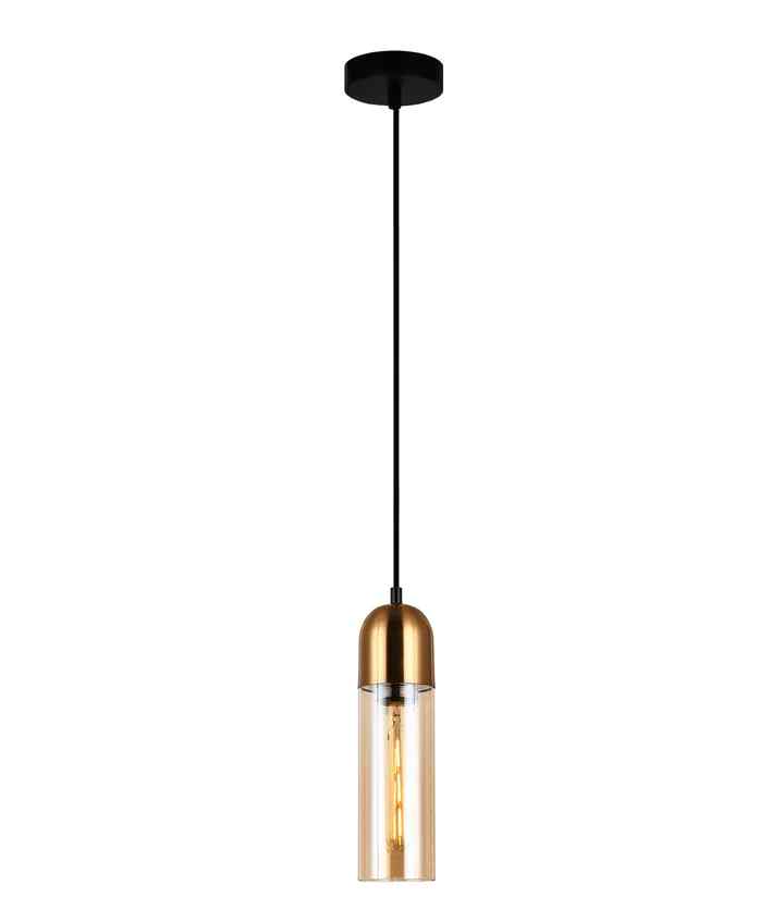 CLA PASTILLE: Interior Round Top Cylinder Glass Pendant Lights - Image 5