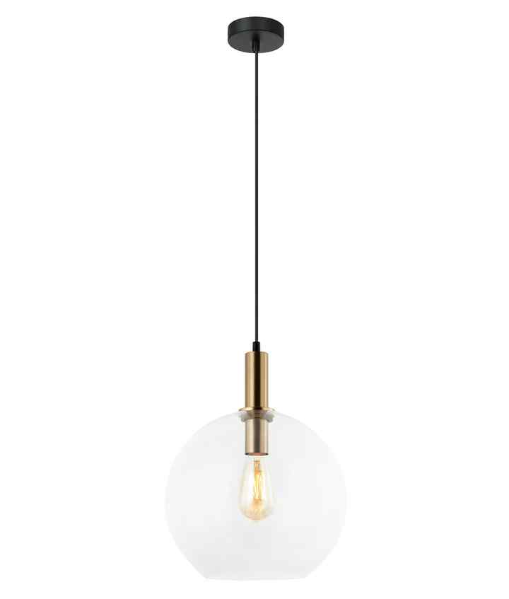 CLA PATERA: Interior Glass with Extended Bronze Highlight Pendant Lights - Image 3
