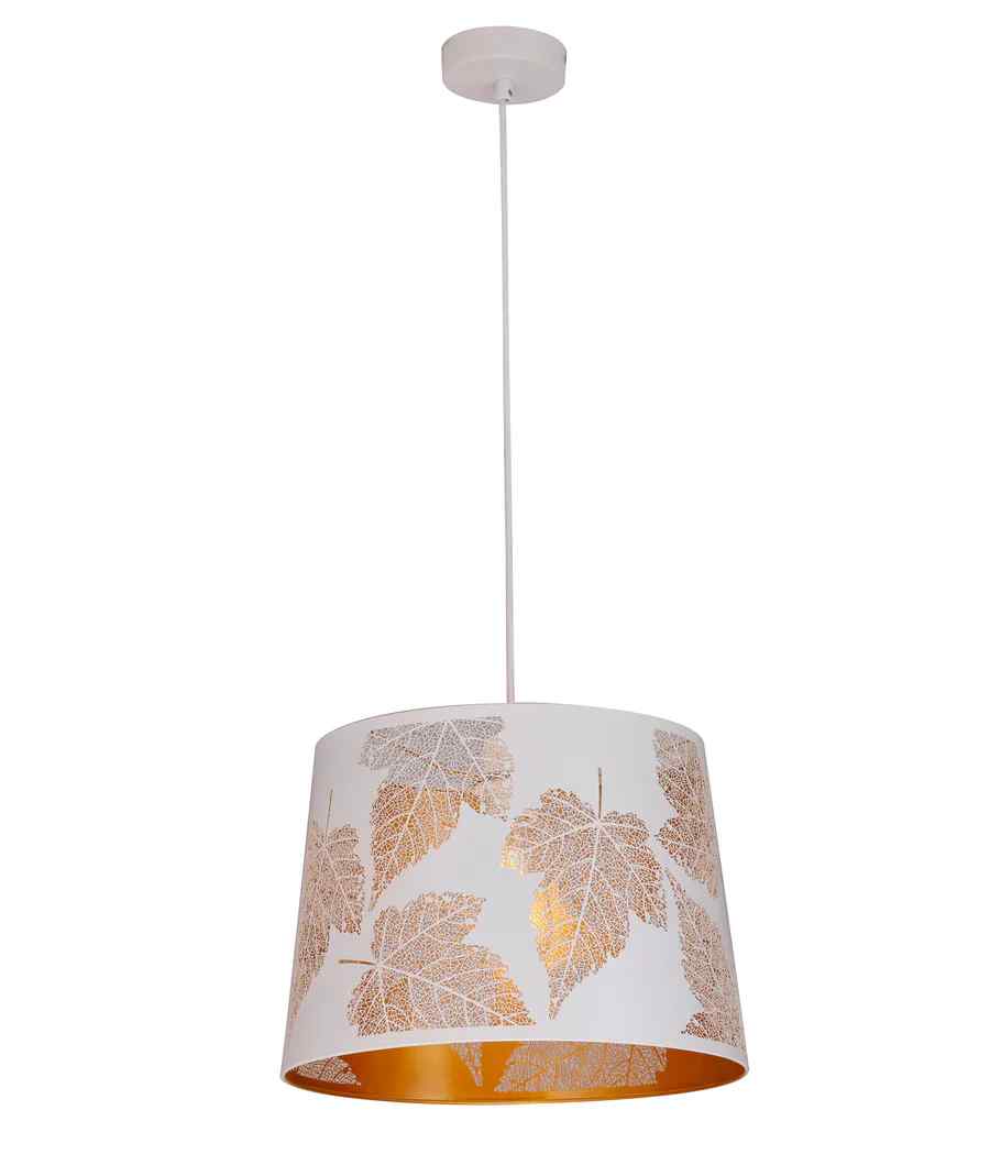 CLA PENSHADE: Interior Slanted with Maple Leaf Pattern Laser Cut Pendant Lights - Image 4