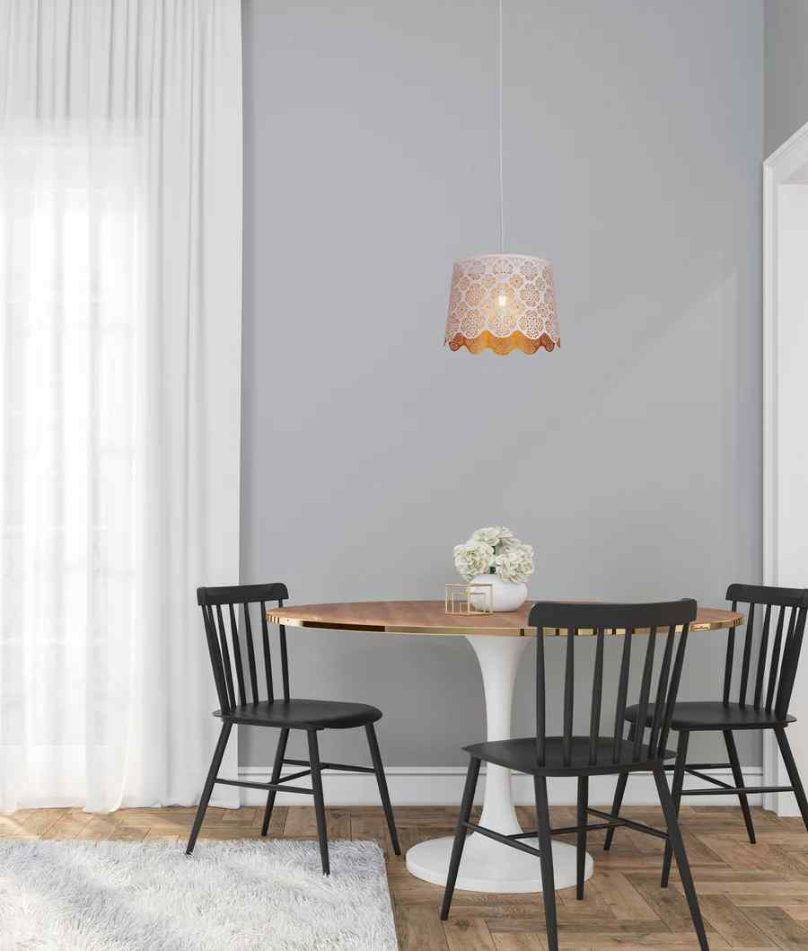 CLA PENSHADE: Interior Slanted with Flower Pattern Laser Cut Pendant Lights - Image 5