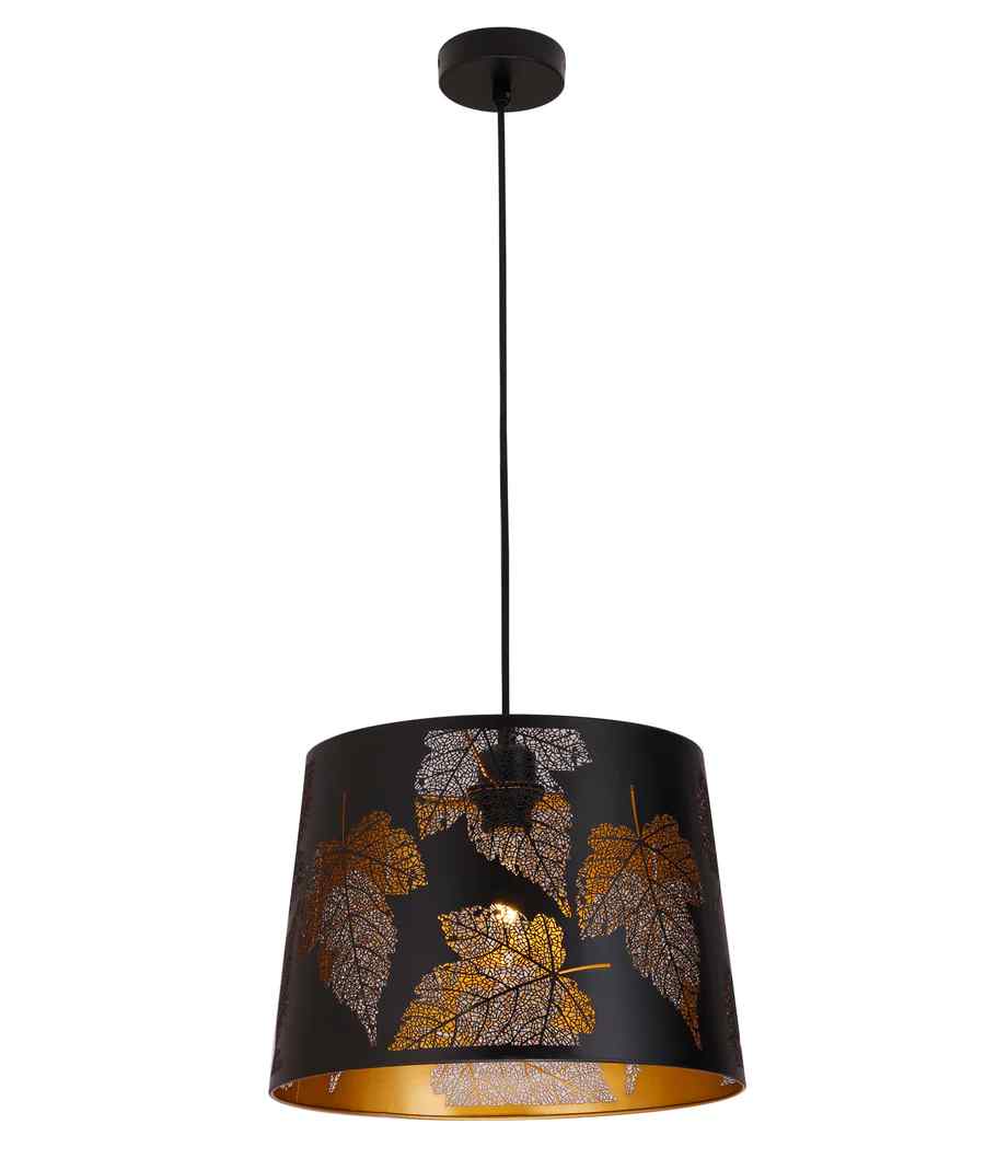 CLA PENSHADE: Interior Slanted with Maple Leaf Pattern Laser Cut Pendant Lights - Image 2