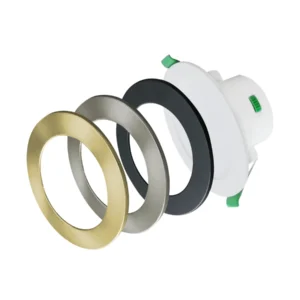 CLA NOVADLUX01A: LED Dimmable Tri-CCT with Changeable Faceplate(via clip) Recessed Downlight