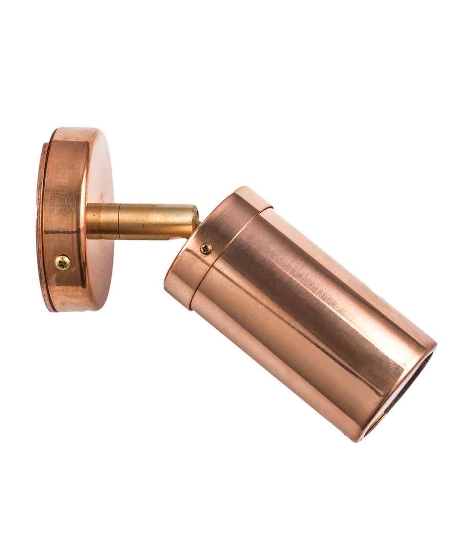 CLA GU10 Exterior Wall Pillar Spot Lights (Light Weight Copper) IP54 - Image 2